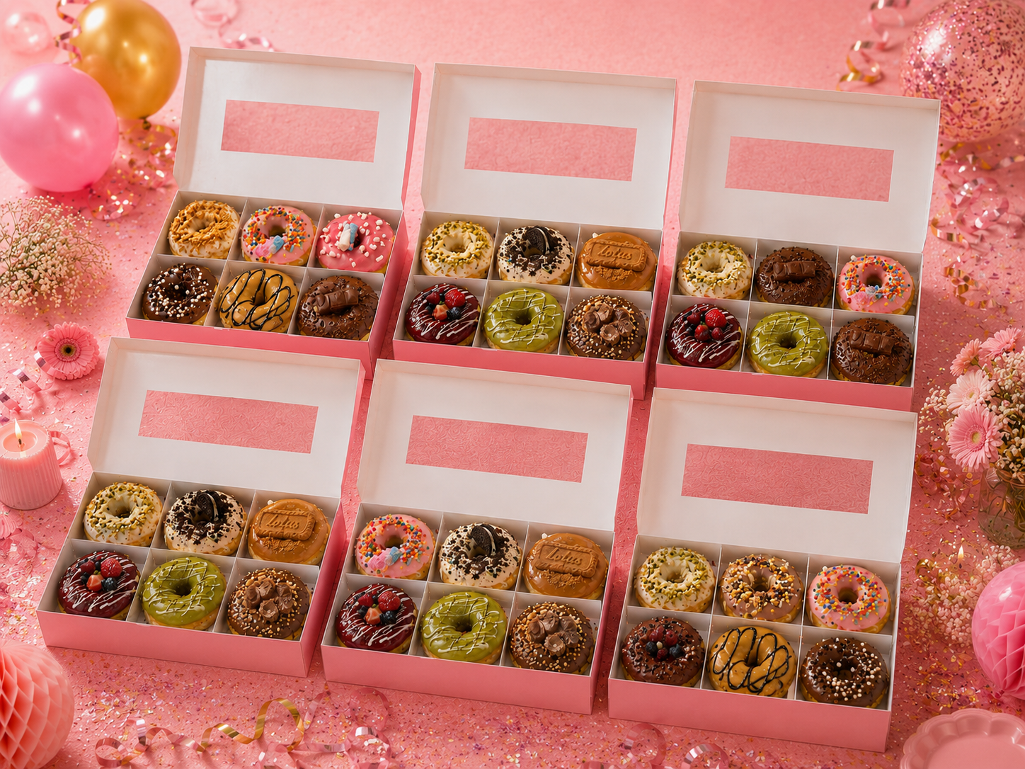 Party Pack 36, 36 donuts